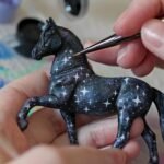 Breyer Horses Stablemates Fantasy Horse Paint Set | 5 Piece Set | 1:32 Scale | Model #4235, Yellow - Image 6