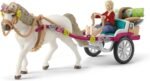 Schleich Horse Club, Horse Toys for Girls and Boys, Carriage Ride with Picnic Horse Set with Horse Toy, 38 Pieces - Image 8