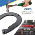 COCONUT Horseshoes Outside Game for Kids, Metal Horse Shoes Game Kit Includes 4 Horseshoes 2 Stakes, Backyard Beach Outdoor Game for Kids and Family - Image 5