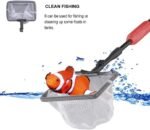 UPETTOOLS Aquarium Cleaning Tool 6 in 1 Algae Scraper Scrubber Pad Adjustable Long Handle Fish Tank Brush Cleaner Set - Image 3