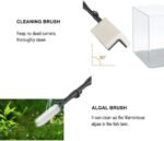 UPETTOOLS Aquarium Cleaning Tool 6 in 1 Algae Scraper Scrubber Pad Adjustable Long Handle Fish Tank Brush Cleaner Set - Image 6