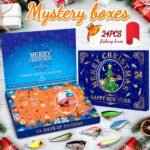PLUSINNO Advent Calendar Fishing 2024, 24 Days Fishing Lure Advent Calendar Fishing Tackle, Christmas Countdown Advent Calendars Gifts for Adult Men Teen Boys - Image 6