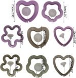 Bettas Feeding Floating Feed Circle Heart/Flower Shaped Reduce Waste &Maintain Water Quality for Fish Aquariums Feeding Floating Bettas Feeding Small Floating Fish Feeding - Image 4