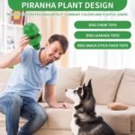 Bully Stick Holder for Dog Treat, Piranha Plant Shape Treat Dispensing Toy, Dog Safety Device Slow Feeder Anti-Choking, Ideal for Medium and Large Dogs - Image 4