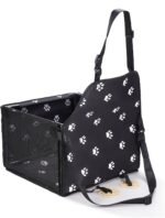 Small Dog Car Seats for Small Dogs,Portable Puppy/Pet Car Booster Seat with Clip-On Leash and Mesh Window for Pet Up to 11 lbs - Image 3