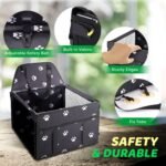 Small Dog Car Seats for Small Dogs,Portable Puppy/Pet Car Booster Seat with Clip-On Leash and Mesh Window for Pet Up to 11 lbs - Image 5