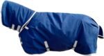 1800D Winter Waterproof Horse Trunout Blanket, 400g / 14oz Warm Cotton Filling Liner with Turnout Neck Cover Detachable, Medium Weight Waterproof Horse Blanket - Image 3