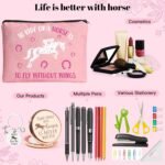 Frerdui Horse Gifts for Girls, 8Pcs Birthday Gift Set for Horse Lovers, Back to School, First Day of School Gifts, Christmas Gifts for Girls Daughter Granddaughter - 20 OZ Tumbler Set - Image 5