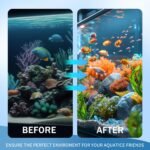 9-Way Aquarium Test Strips - 150 Aquarium Water Test Kit Fish Tank Test Kit Quick & Accurate Testing Iron Copper Nitrate Nitrite Chlorine Total Hardness Total Alkalinity Carbonate pH - Image 6