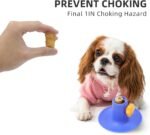 Bully Stick Bolt for Dogs Dog Treat Holder, Hold on to Last bite - Securely Firm to Help Prevent Choking, Dog Safety Device - Silicone Covering for Floor Protection and Noise Reduction (Blue) - Image 3