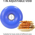 Bully Stick Bolt for Dogs Dog Treat Holder, Hold on to Last bite - Securely Firm to Help Prevent Choking, Dog Safety Device - Silicone Covering for Floor Protection and Noise Reduction (Blue) - Image 4