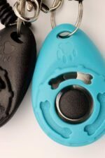 Pet Training Clicker with Wrist Strap - Dog Training Clickers (New Black + Blue) - Image 5
