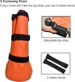 yeezo Hoof Soaking Bag Horse Soaking Boot Hooves Wrapped Easy Soaker Treating Bags with EVA Pad Pack of 2 - Image 5