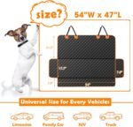 MIXJOY Dog Seat Cover for Back Seat Waterproof Dog Seat Covers for Cars, Car Seat Protector for Dogs, Nonslip Back Seat Cover for Trucks & SUV - Image 3