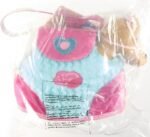 Pucci Pups – Beige Horse with Blue Stripes and Pink Pony Bag (ST8274Z) 10 inches - Image 12