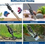 Electric Aquarium Vacuum Gravel Cleaner, 24W Fish Tank Cleaner with Adjustable Water Flow and Timed Off, Aquarium Gravel Vacuum for Automatic Water Change, Wash Sand - Image 5