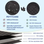pettycare Heavy Duty Dog Car Seat Cover - Waterproof Back Seat Cover for Pet, Non-Slip & Scratch Proof Car Seat Cover for Dogs, Easy to Clean Dog Hammock for Cars Trucks SUVs - Image 4