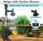 AQQA Aquarium Vacuum Gravel Cleaner Electric Fish & Turtle Tank Water Changer 6 in 1 Multi-functional Aquarium Cleaning Tools Set for Water Cleaning & Circulation (20W, 320GPH) - Image 6