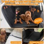 2024 Upgraded Dog Car Seat Cover,Back Seat Extender with Hard Bottom(Holds 480lbs), Supports 4 Dogs at The Same time, for Car SUV Truck. (Black.) - Image 5