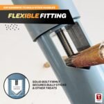 Tarli Bully Stick Bolt for Dogs Dog Treat Holder, Hold on to last bite - Securely Firm to help prevent Choking, Dog Safety Device - Silicone Covering for Floor Protection and Noise Reduction - Image 5