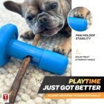 Tarli Bully Stick Bolt for Dogs Dog Treat Holder, Hold on to last bite - Securely Firm to help prevent Choking, Dog Safety Device - Silicone Covering for Floor Protection and Noise Reduction - Image 6