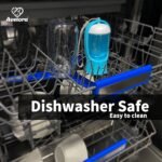 Dog Water Bottle,Portable Pet Water Bottle with Food Container,Outdoor Portable Water Dispenser for Cat,Puppy,Pets for Walking,Hiking,Travel,Puppy Essentials,Dog Stuff(19oz) - Image 6