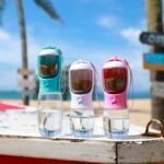 Dog Water Bottle,Portable Pet Water Bottle with Food Container,Outdoor Portable Water Dispenser for Cat,Puppy,Pets for Walking,Hiking,Travel,Puppy Essentials,Dog Stuff(19oz) - Image 7