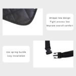 Waterproof Front Seat Car Cover, Pet Front Cover for Cars, Scratch Proof & Nonslip Seat Pet Cover, Dog Car Seat Cover with Safety Belt Fits Most Cars, Suvs - Image 7