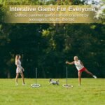 Horseshoes Set, Lawn Horseshoes Outside Game Set for Teens Adults Families - Includes 4 Horseshoes, 2 Stakes and Carrying Case - Image 6