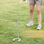 Horseshoes Set, Lawn Horseshoes Outside Game Set for Teens Adults Families - Includes 4 Horseshoes, 2 Stakes and Carrying Case - Image 9