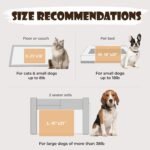 1 Pack 3 Blankets Super Soft Fluffy Premium Fleece Pet Blanket Flannel Throw for Dog Puppy Cat Paw Brown/Pink/White Small(23x16 inch) - Image 4