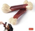 Indestructible Chew Toys for Aggressive Dogs, Beef Flavor Durable Teething Toys for Medium and Small Puppies, Pet Toy with Nylon - Image 5