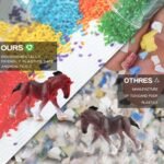 Foal Horse Toys Figurines Set 8PCS Plastic Horse Stable Playset for Girls Small Horse Figures Christmas Birthday Gift Educational Toy for Toddlers Preschool Kids - Image 5