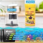 Ycozy Automatic Fish Feeder for Aquarium Auto Food Dispenser with Timer for Small Tank, Aquariums - Battery/Plug-in Powered Feeders for Goldfish/Koi/Turtle, Resun AF2020 - Image 3