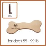 Wildfang® Leather Bones for Dogs | Dental Care, Snack & chew Toys | Leather Chewing Bones - Image 6