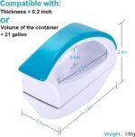 Magnetic Aquarium Fish Tank Glass Algae scrapers Glass Cleaner Scrubber Clean Brush [Floating,Scratch-Free,Non-Slip,magnetizing] S - Image 3