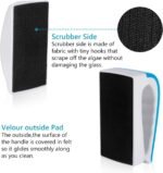 Magnetic Aquarium Fish Tank Glass Algae scrapers Glass Cleaner Scrubber Clean Brush [Floating,Scratch-Free,Non-Slip,magnetizing] S - Image 4