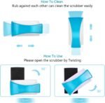 Magnetic Aquarium Fish Tank Glass Algae scrapers Glass Cleaner Scrubber Clean Brush [Floating,Scratch-Free,Non-Slip,magnetizing] S - Image 6