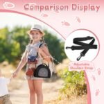 YUDODO Hamster Carrier Guinea Pig Carrier Bag Small Animal Sugar Glider Pouch Gerbil Hedgehog Portable Travel Carrier Outdoor Hangbag Flying Squirrel Rat Carrier Black - Image 9