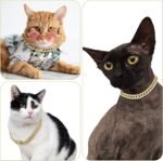 Tallew Dog Chain Diamond Collar Walking Metal Chain Collar with Secure Buckle, Pet Cuban Style Collar Jewelry Accessories for Small Medium Large Dog Cats - Image 8