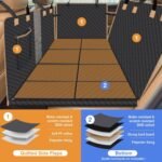 Dog Car Seat Cover for Back Seat, Backseat Extender for Dogs Hard Bottom, Car Back Seat Extender for Dogs, Dog Hammock for Cars, Black - Image 5