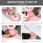 Fida Cat Harness and Leash Set for Walking Kitten and Puppy, Escape Proof Kitten Harness with Breathable Lightweight Soft Mesh, Adjustable Reflective Step-in Design. (XXXS, Pink) - Image 6