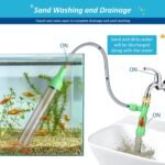 ZZM Fish Tank Cleaning Tools, Aquarium Water Changer Kit, Siphon Fish Tank Vacuum Gravel Cleaner, Universal Water Pump Accessories for Aquarium Quick Water Change (30ft) - Image 6