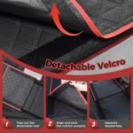 Dog Car Seat Cover, Back Seat Extension, Hard Bottom, Removable and Washable, 400 lbs Capacity, Comes with Dog Seat Harness, Fits: All Sedans/Small and Medium SUVs/Small and Medium Pickup Trucks - Image 4