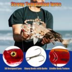 Fishing Advent Calendar 2024 Fishing Lure for Adult Men and Teens, 24 Days Christmas Countdown Tackle Set, Xmas Gift for Dad, Grandpa, Brother or Boyfriend - Image 7