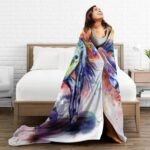 Horse Blanket Horse Gifts for Girls Boys Soft Throw Blanket Fleece Blanket Comfy Plush Blanket Flannel Travel Blanket for Outdoor Couch Sofa Birthday Gifts for Women Men Kids - Image 5