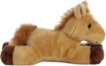 Aurora® Adorable Mini Flopsie™ Prancer™ Stuffed Animal - Playful Ease - Timeless Companions - Brown 8 Inches - Image 3