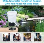 Pond Fish Feeder, Briidea Automatic Fish Feeder for Pond with Animal-Proof Design, 4L Large Capacity, Low Battery Alert, Perfect for Daily & Vacation Feeding - Image 8