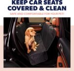 Active Pets Premium Dog Car Seat Cover for Trucks, Sedans & SUVs - Waterproof Backseat Protection for Dog Travel - Puppy Essentials - Image 3