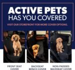 Active Pets Premium Dog Car Seat Cover for Trucks, Sedans & SUVs - Waterproof Backseat Protection for Dog Travel - Puppy Essentials - Image 9